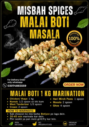 Malai Boti Masala
